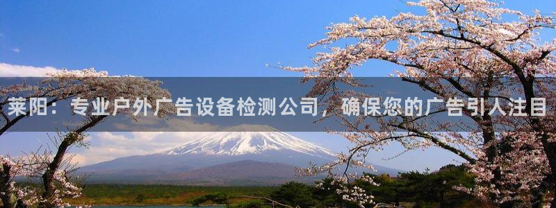 杏宇平台是什么：莱阳：专业户外广告设备检测公司，确保您的广告引人注目