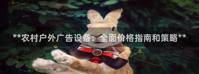 杏宇平台代理多少钱一个月：**农村户外广告设备：全面价格指南和策略**