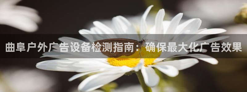 杏宇平台注册地址：曲阜户外广告设备检测指南：确保最大化广告效果