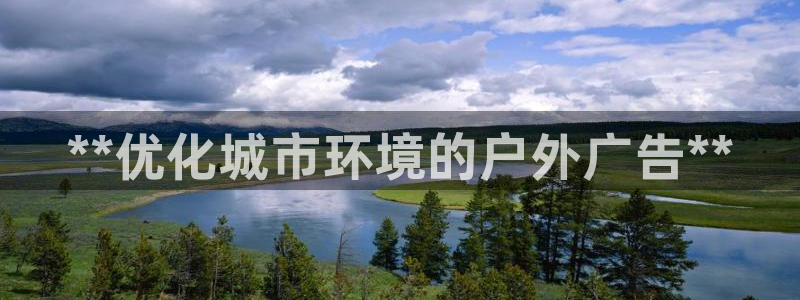 杏宇平台提现为什么这么久呢：**优化城市环境的户外广告**