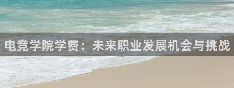 乐竞电竞官网首页：电竞学院学费：未来职业发展机会与挑战
