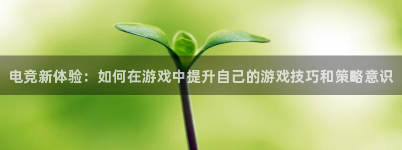 成都乐竞电竞青训基地：电竞新体验：如何在游戏中提升自己的游戏技巧和策略意识