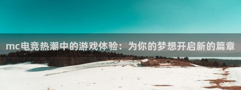 成都乐竞电竞：mc电竞热潮中的游戏体验：为你的梦想开启新的篇章