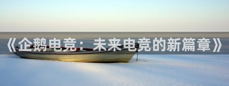 乐竞电竞实训中心收费标准：《企鹅电竞：未来电竞的新篇章》